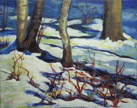 Perseverance, acrylic, by Tomomi Ueda 